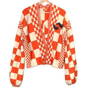 Harry’s Hidden Angels Love On Tour Checkered Cardigan Size Large